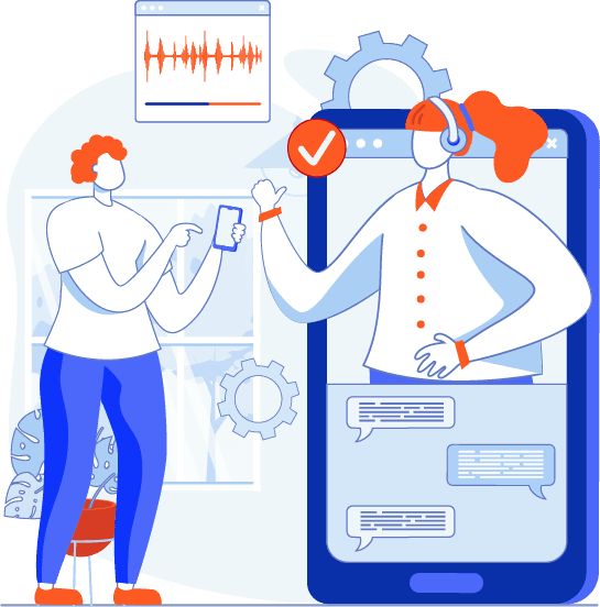 Exemples de conversations omnicanales sur différentes plateformes